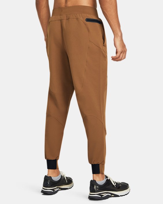 Men's UA Unstoppable Joggers in Brown image number 1